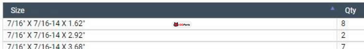 ENGINETECH HB142 Cylinder Head Bolt