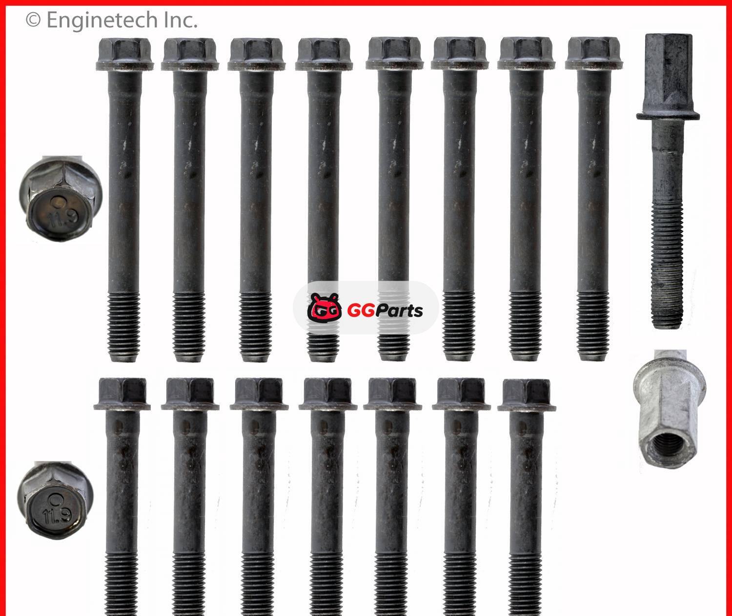 ENGINETECH HB168 Cylinder Head Bolt