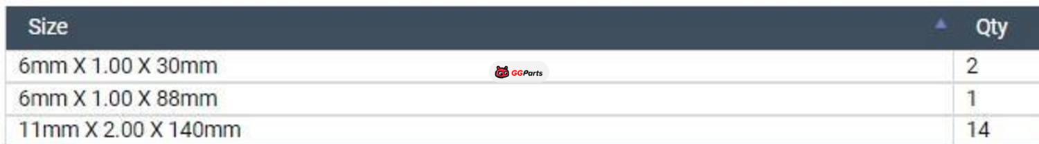 ENGINETECH HB210 Cylinder Head Bolt