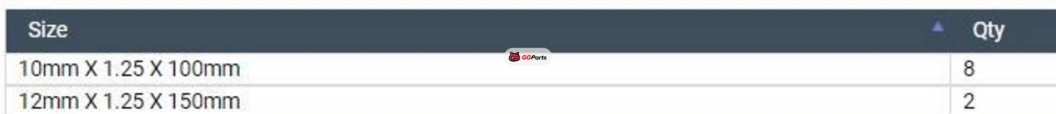 ENGINETECH HB232 Cylinder Head Bolt