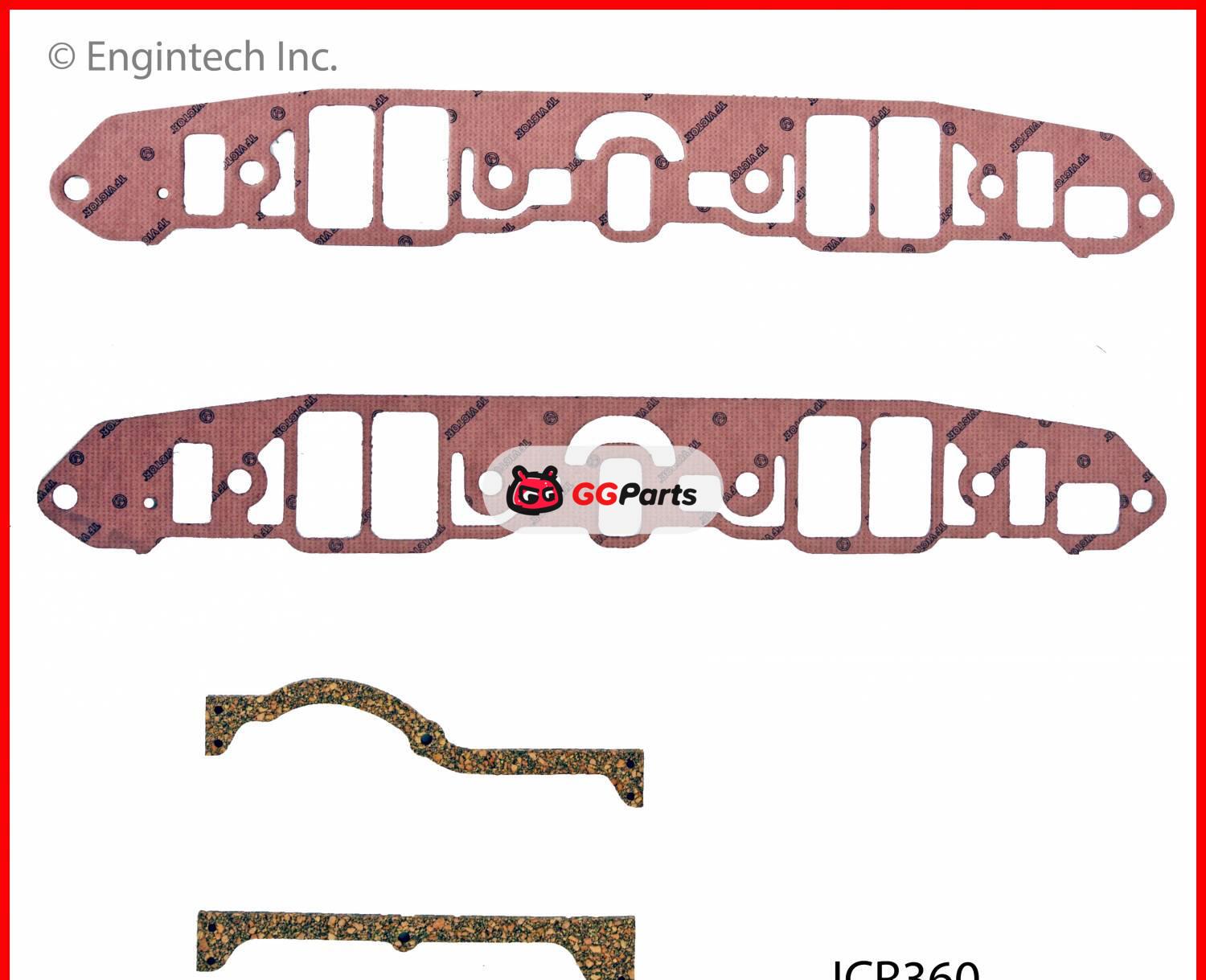 ENGINETECH ICR360 Intake Manifold Gasket