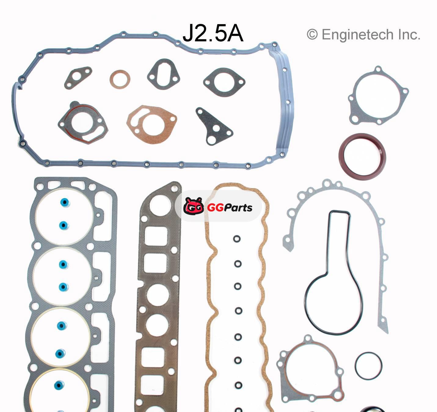 ENGINETECH J25A Engine Kit Gasket Set