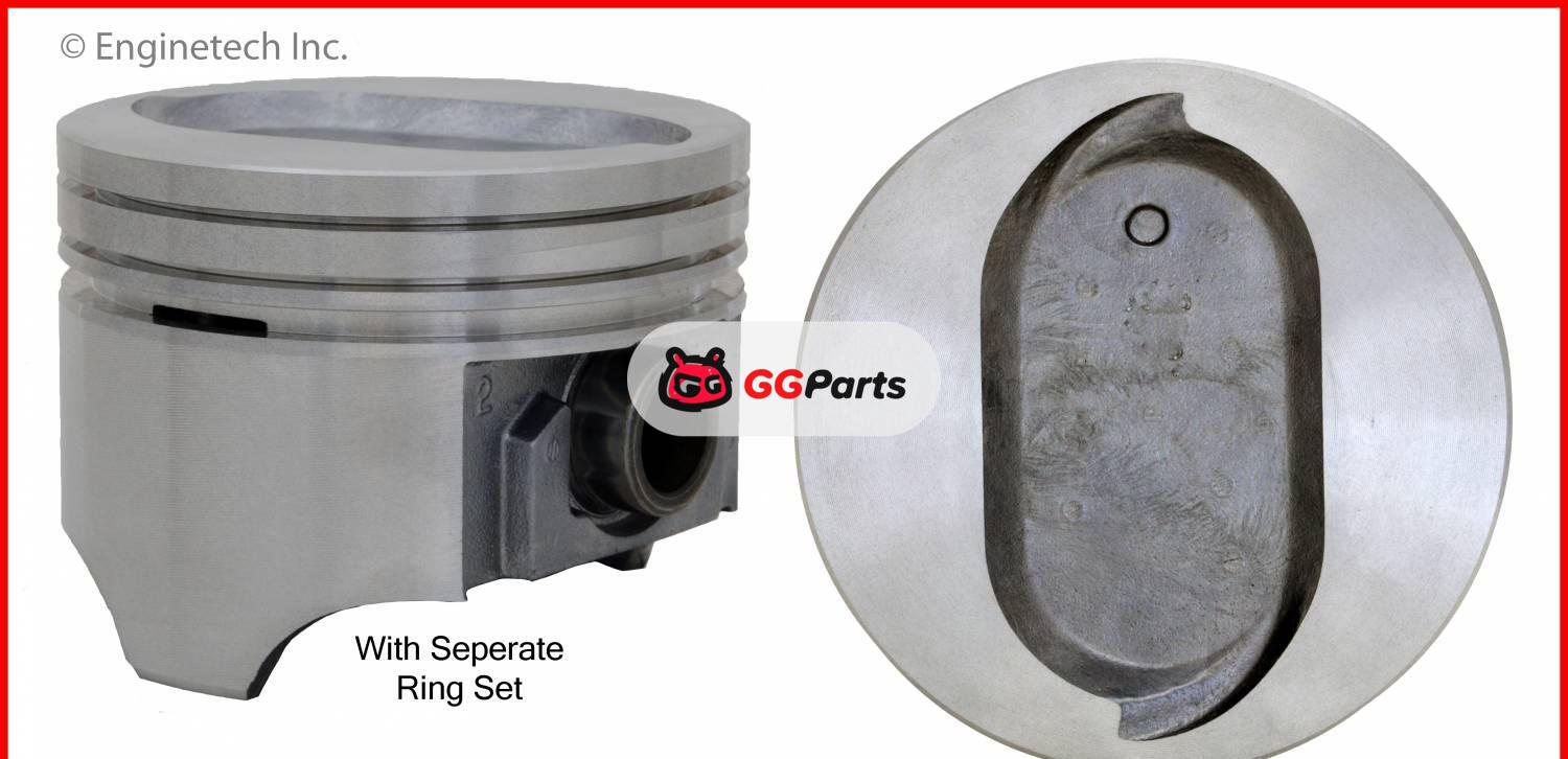 ENGINETECH K15488 Piston & Piston Ring Kit
