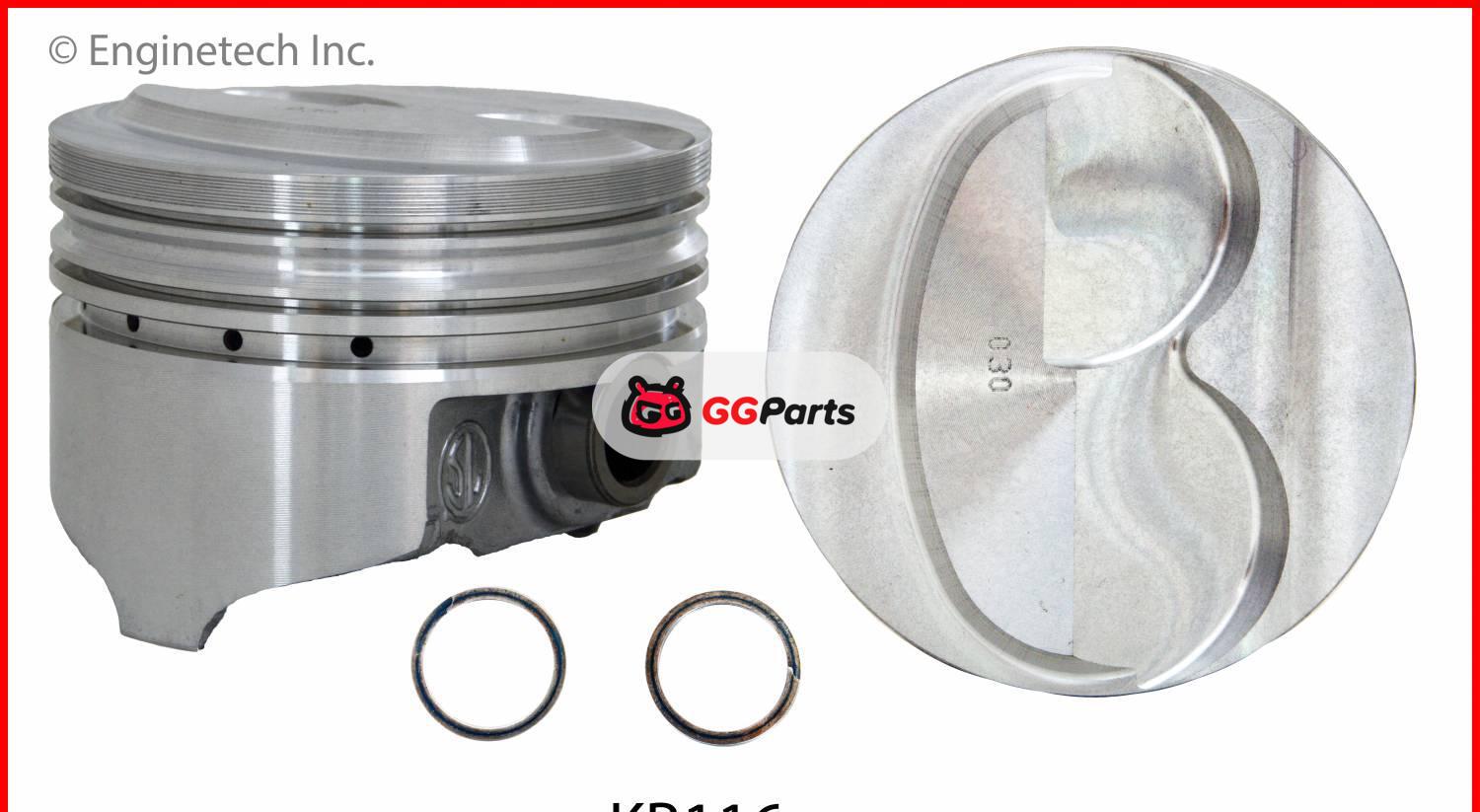ENGINETECH KB116 Piston