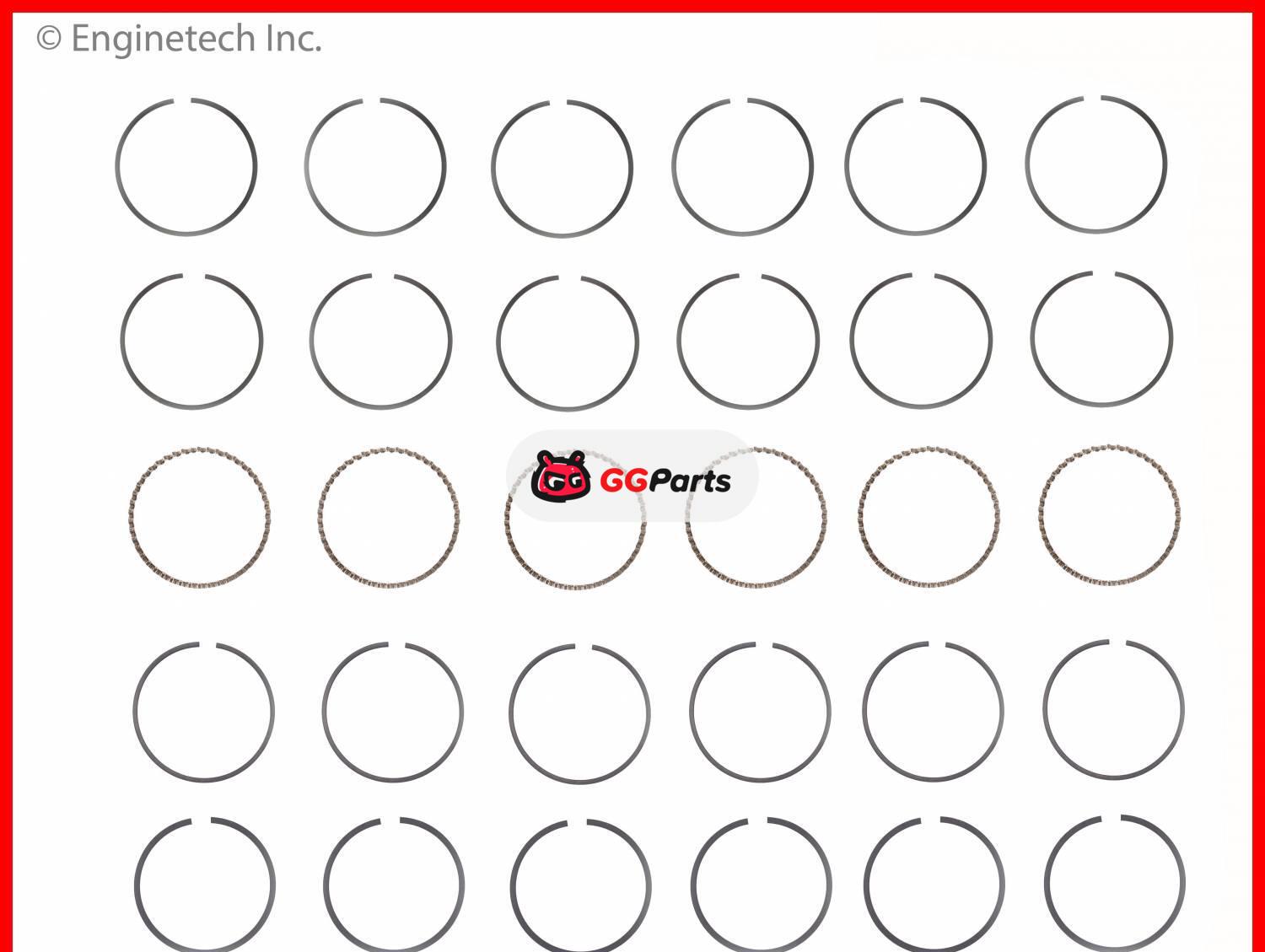 ENGINETECH M39116 Piston Ring