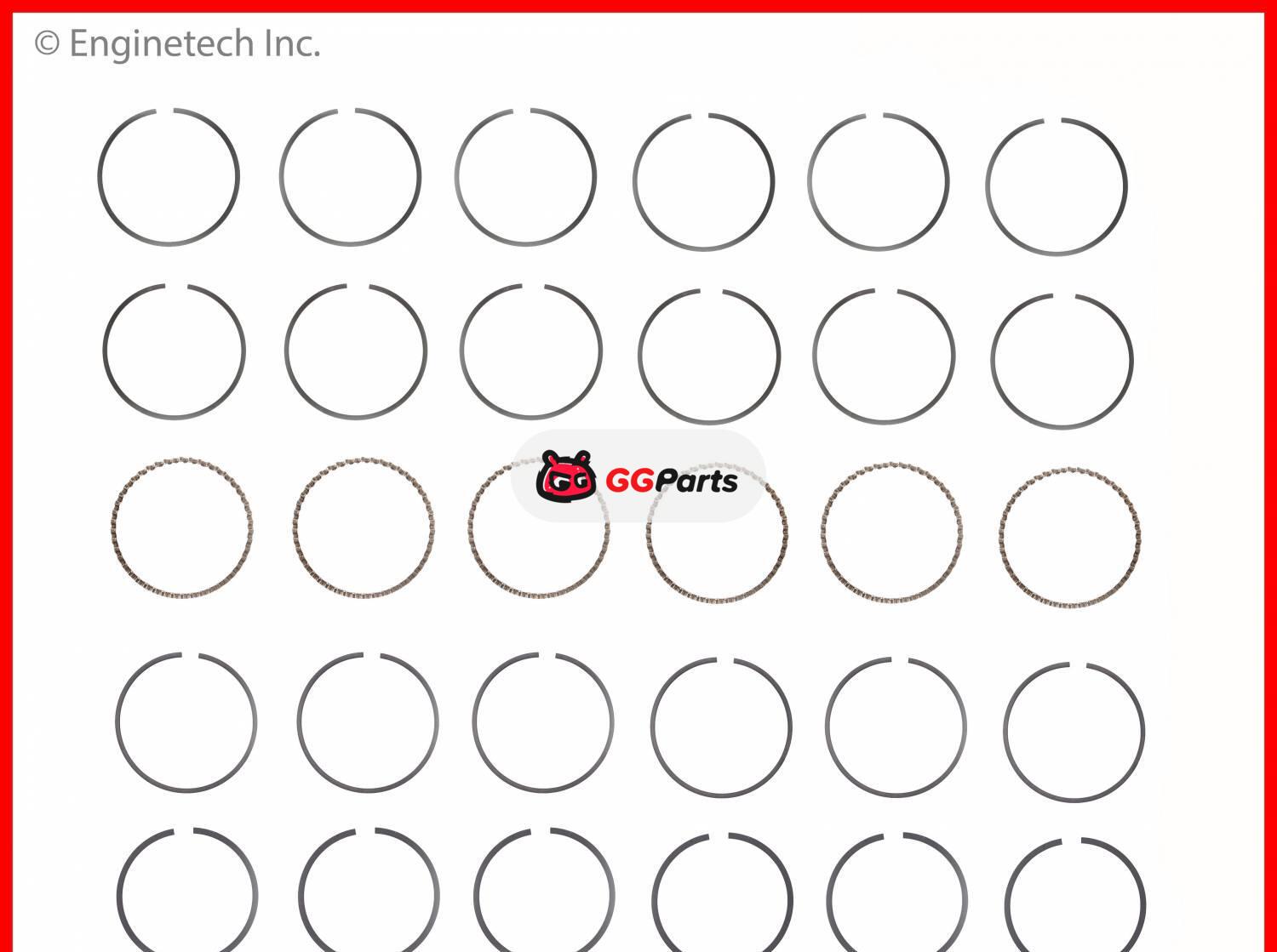 ENGINETECH M40026 Piston Ring