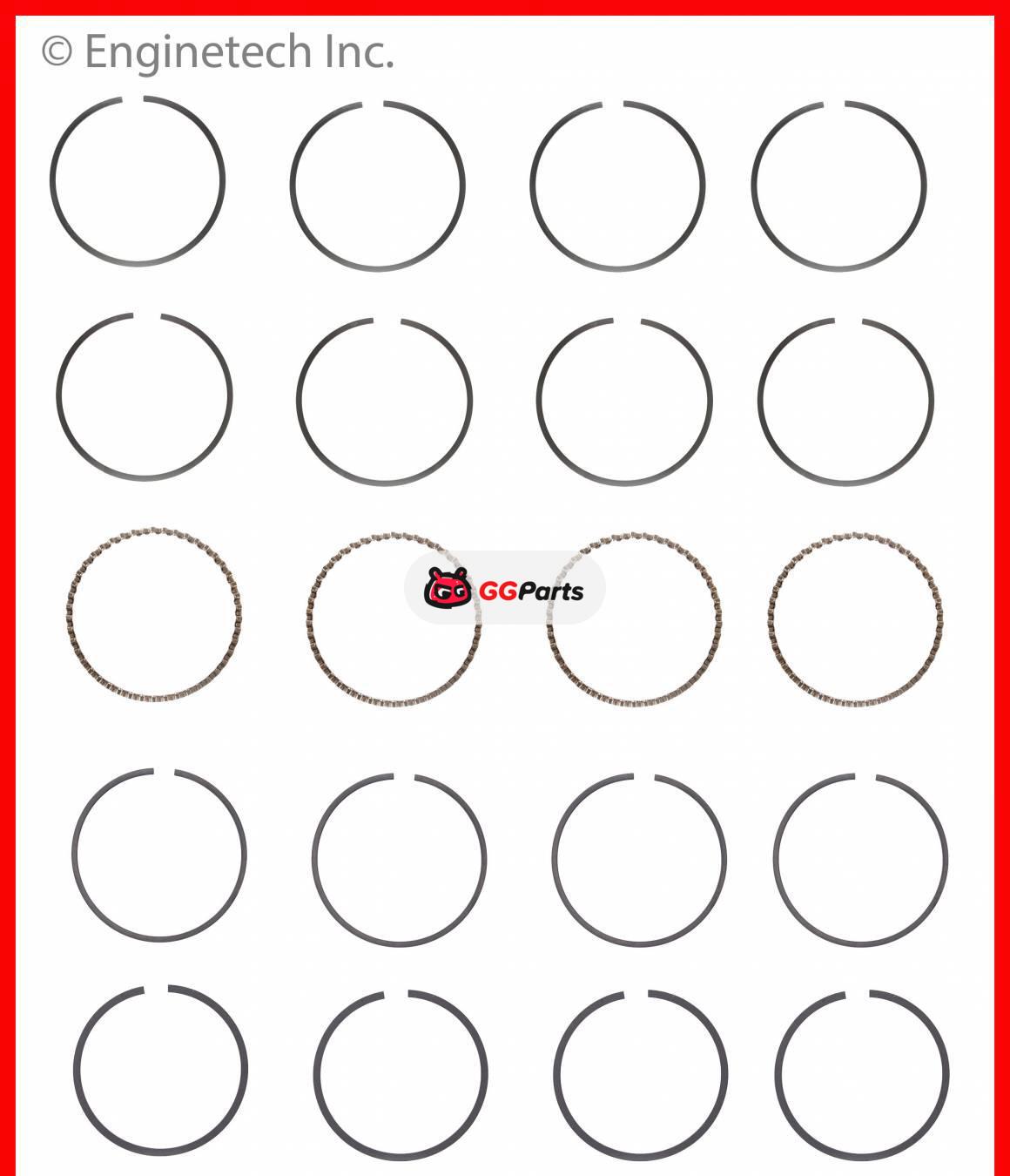 ENGINETECH M91146 Piston Ring