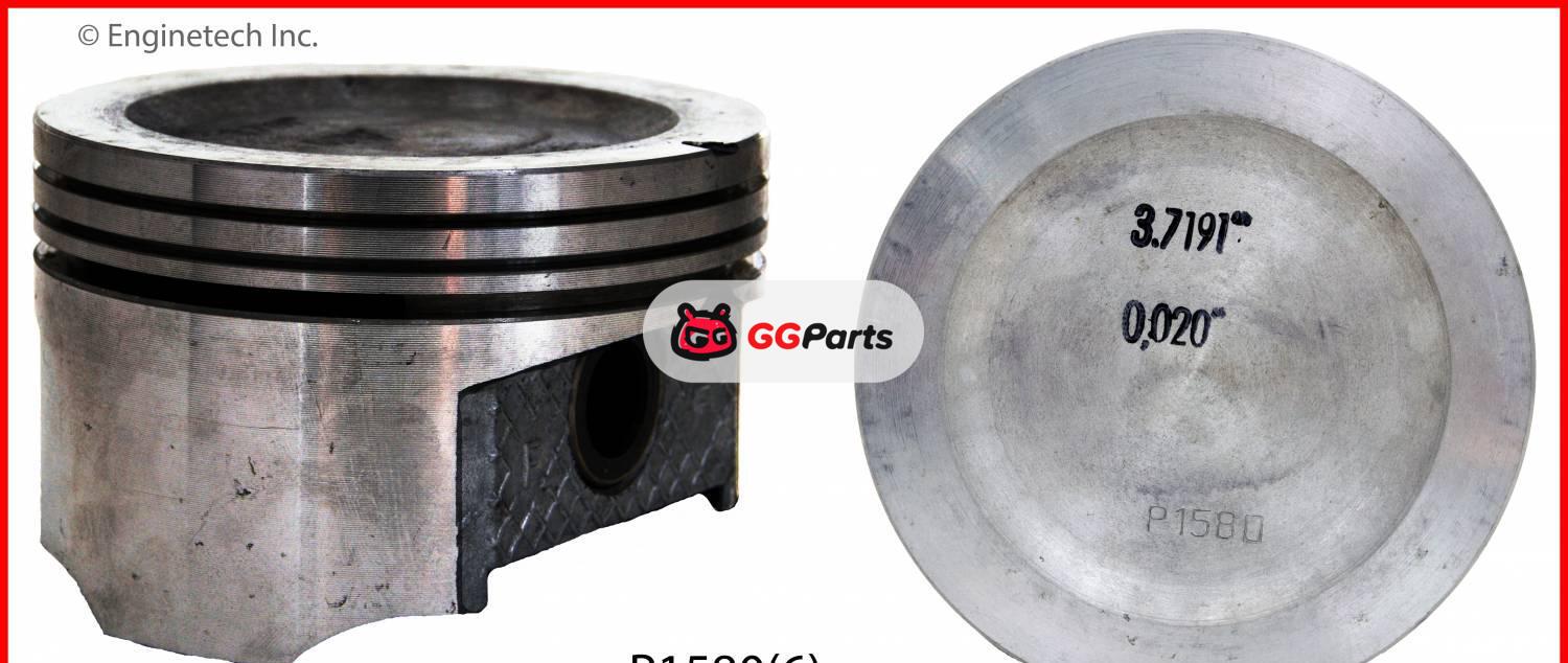 ENGINETECH P1580 Piston
