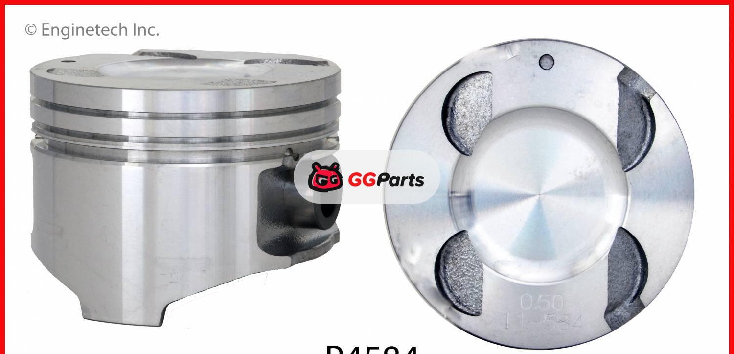 ENGINETECH P4584 Piston  (Size: 1.00MM Oversize)