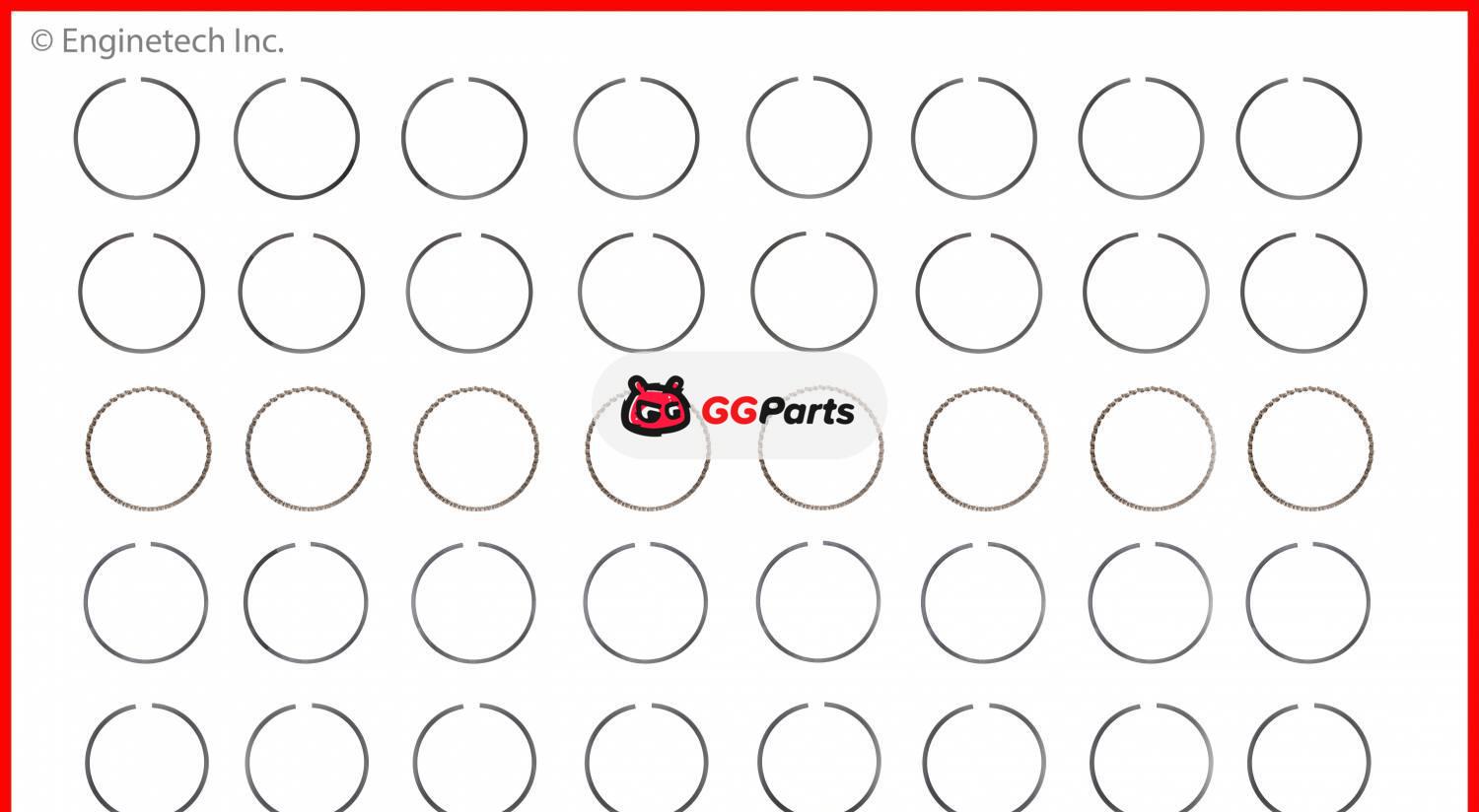 ENGINETECH S39118 Piston Ring