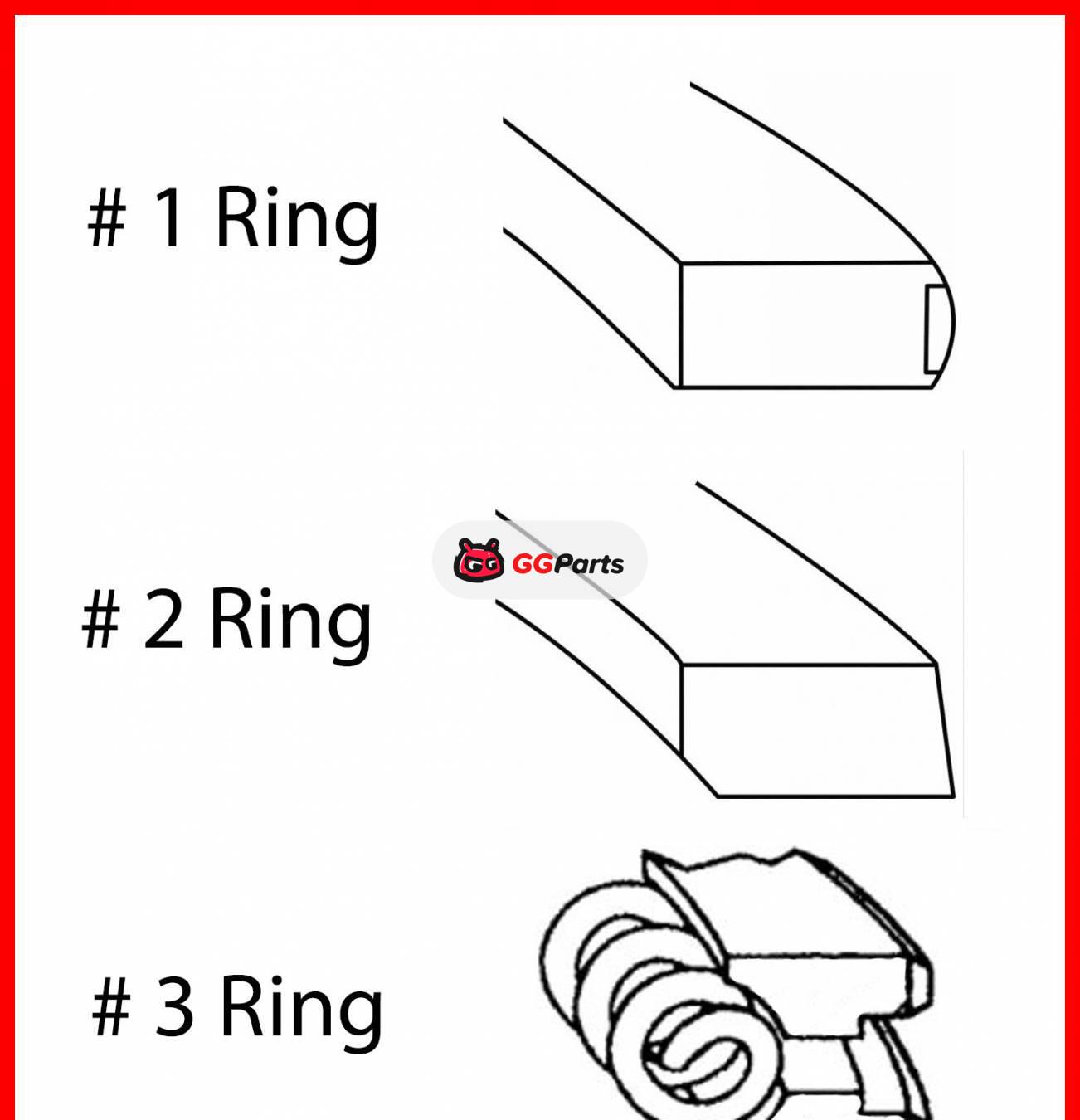 ENGINETECH S40518 Piston Ring