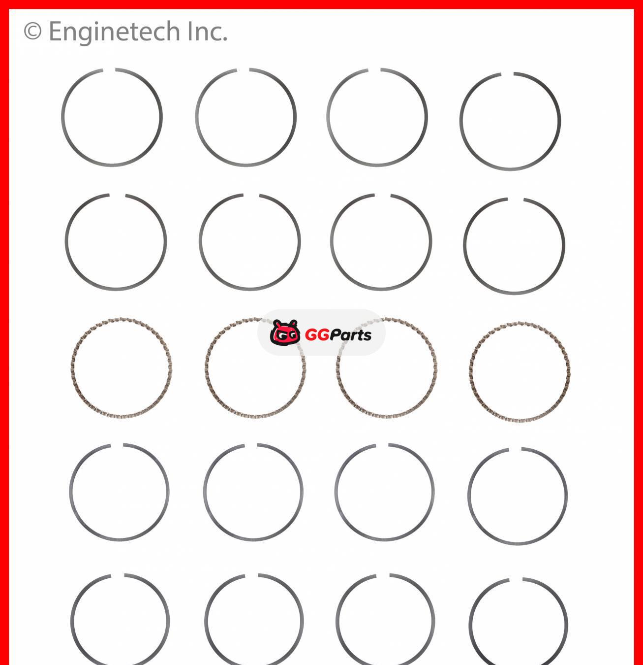 ENGINETECH S87564 Piston Ring