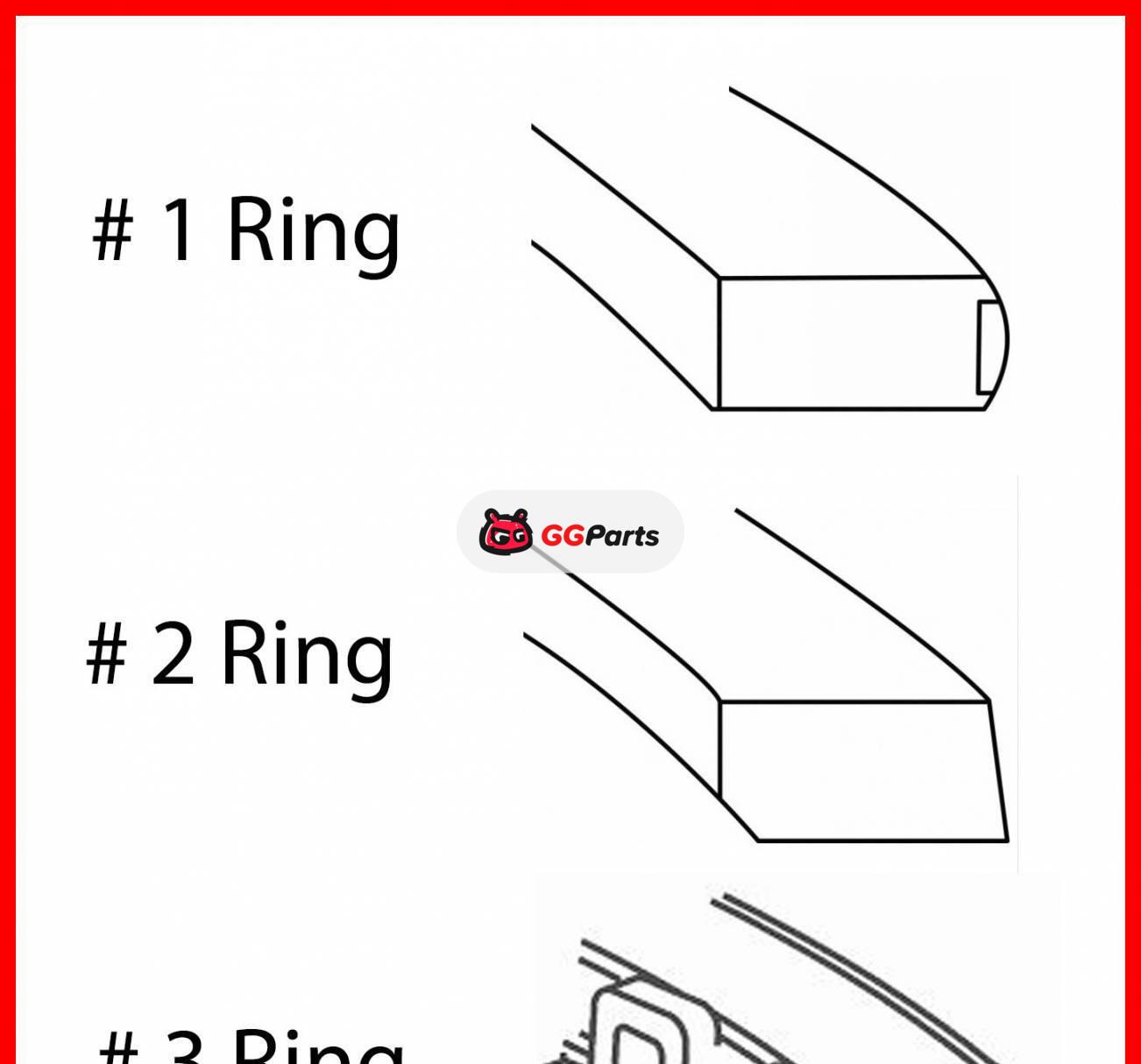 ENGINETECH S90124 Piston Ring