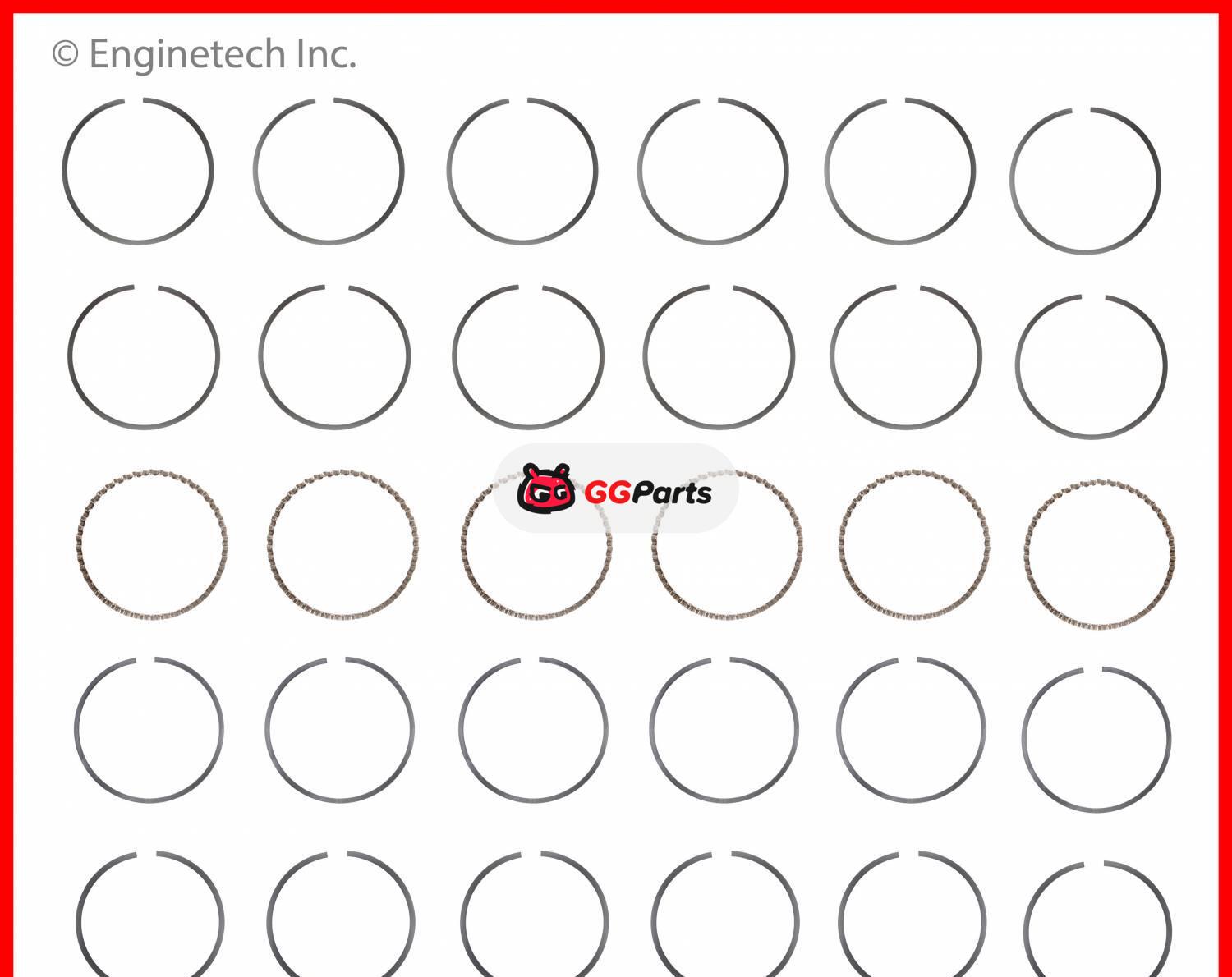 ENGINETECH S92316 Piston Ring