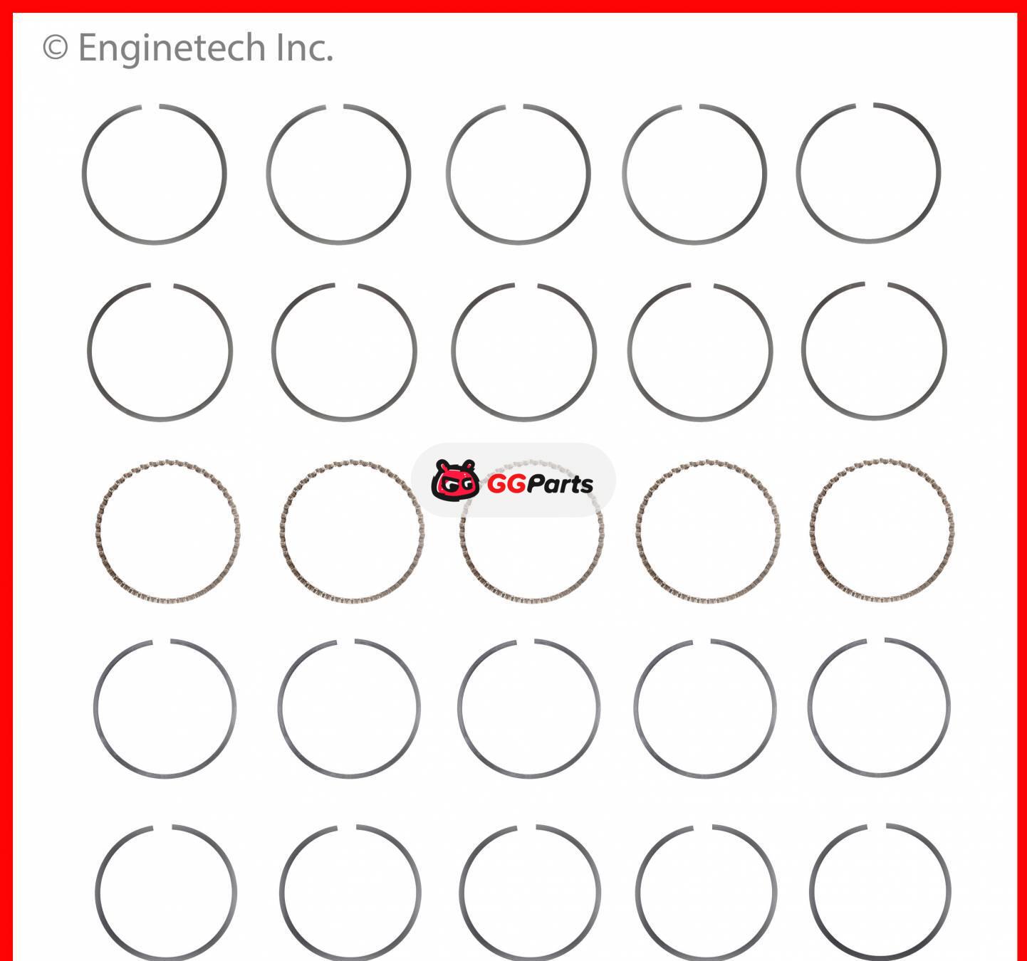 ENGINETECH S95525 Piston Ring