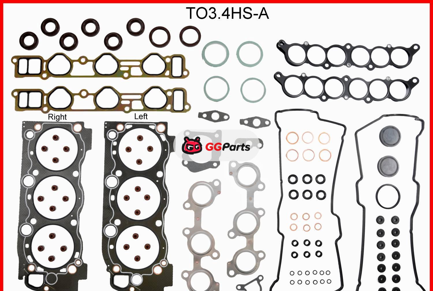 ENGINETECH TO34HSA Cylinder Head Gasket Set
