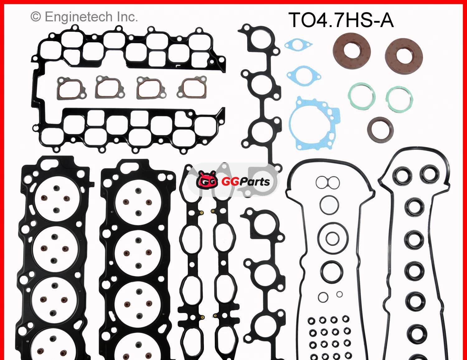 ENGINETECH TO47HSA Cylinder Head Gasket Set