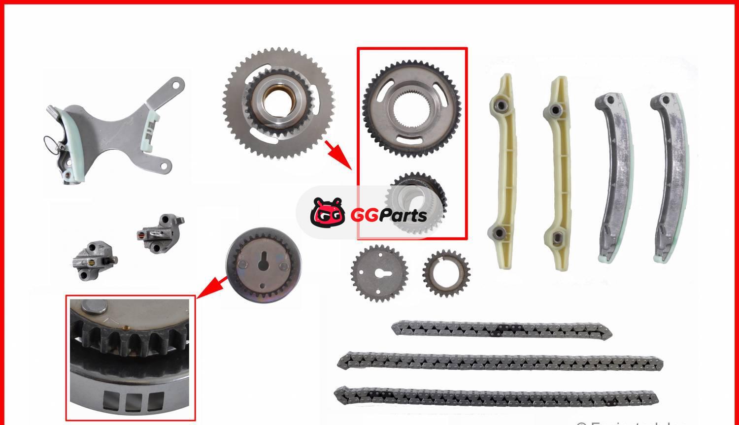 ENGINETECH TS393A Timing Chain & Component Kit