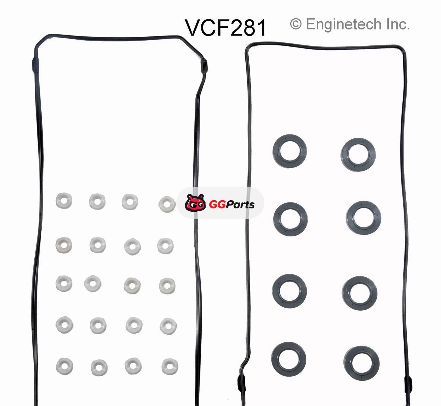 ENGINETECH VCF281 Valve Cover Gasket